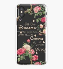 All Our Dreams Can Come True Mickey Quote Of the Day iPhone Case