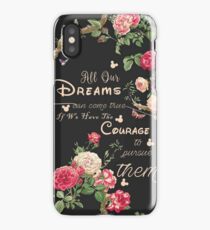 Alle unsere Träume können wahr werden Mickey Zitat des Tages iPhone-Hülle & Cover