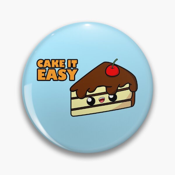 Item preview, Cute Cartoon Chocolate Cake || Kawaii || Cake It Easy designed and sold by cookingwithten.