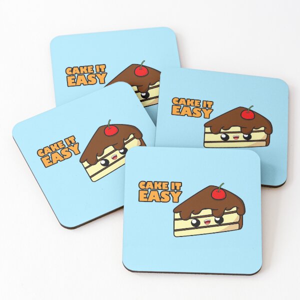 Item preview, Cute Cartoon Chocolate Cake || Kawaii || Cake It Easy designed and sold by cookingwithten.