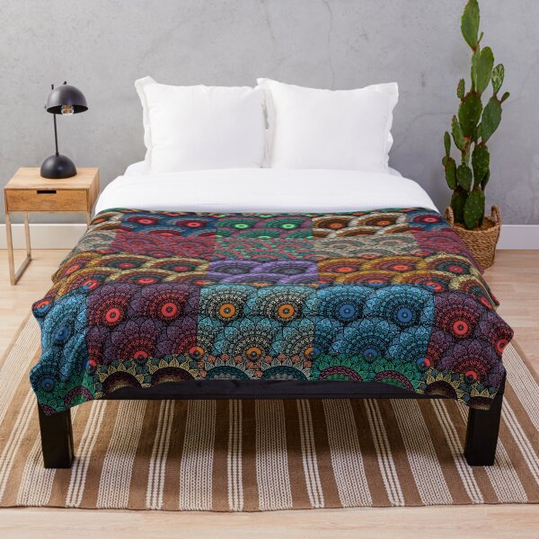 Item preview, Colorful Mandala Florals,Floral patterns designed and sold by cutecrazytshirt.