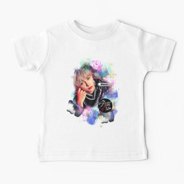 Stray Kids Felix Lee Colorful art Baby T-Shirt