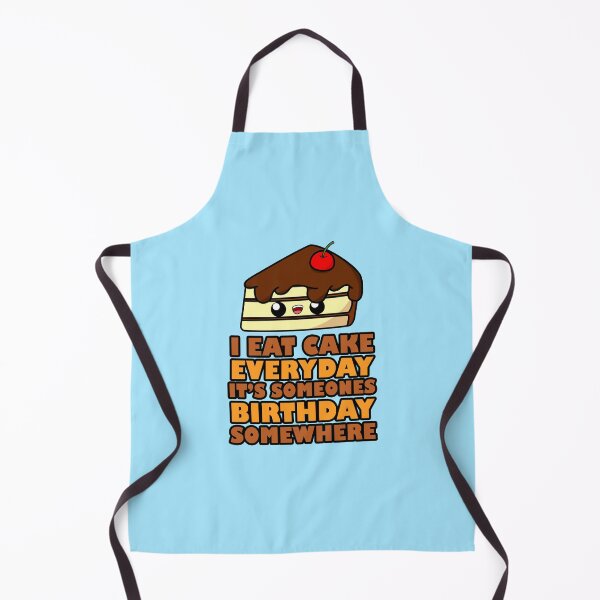 Item preview, Cute Cartoon Chocolate Cake || Kawaii || I Eat Cake Everyday It's Someone's Birthday Somewhere designed and sold by cookingwithten.