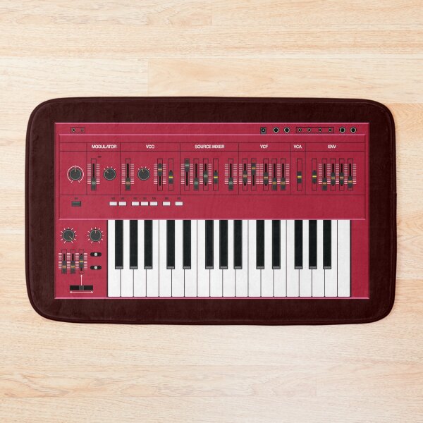 Item preview, Vintage Analogue Synthesizer Red designed and sold by AtomicMalibu.