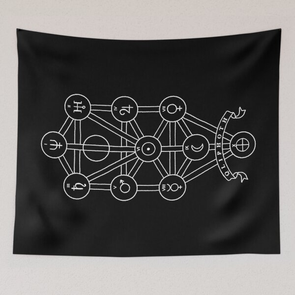 Item preview, Qliphoth minimal and esoteric design for poster and shirts designed and sold by KoraLunaArt.