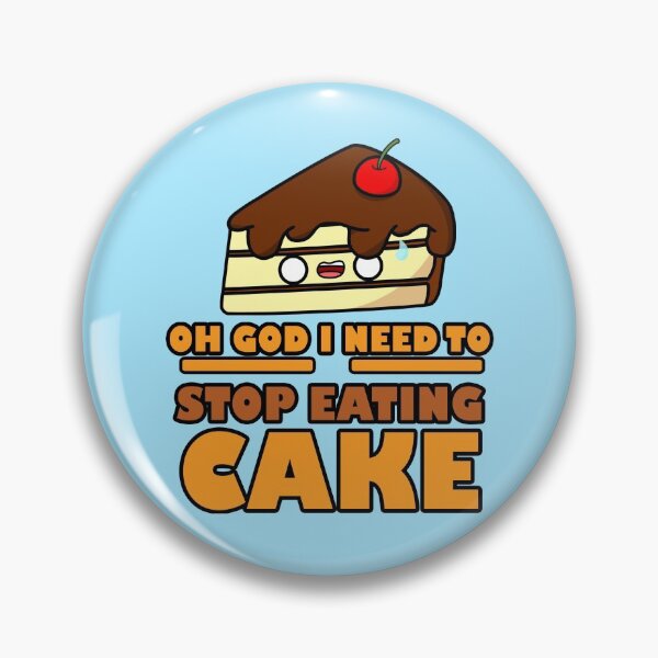 Item preview, Cute Cartoon Chocolate Cake || Kawaii || Oh God I Need To Stop Eating Cake designed and sold by cookingwithten.
