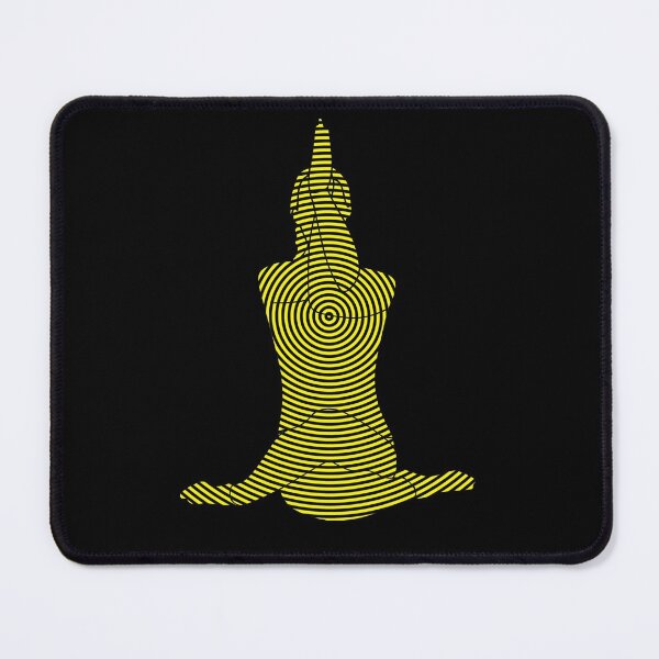 Item preview, Yoga and meditation practice 2 yellow designed and sold by Nikmay Design.