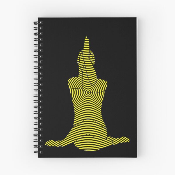 Item preview, Yoga and meditation practice 2 yellow designed and sold by Nikmay Design.