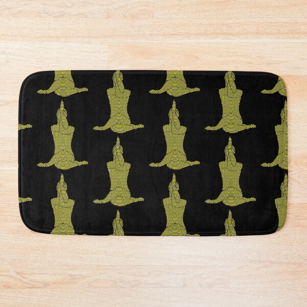 Item preview, Yoga and meditation practice 2 yellow designed and sold by Nikmay Design.