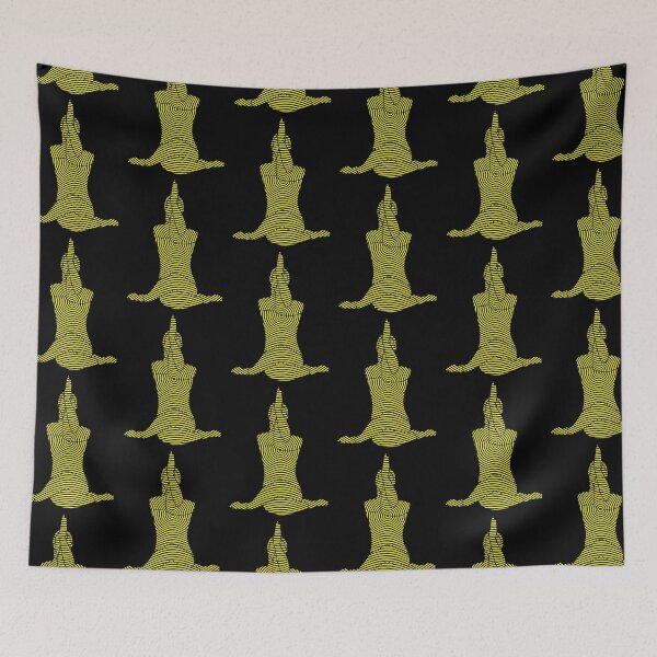 Item preview, Yoga and meditation practice 2 yellow designed and sold by Nikmay Design.