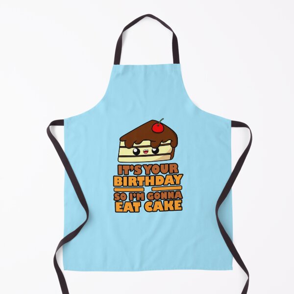 Item preview, Cute Cartoon Chocolate Cake || Kawaii || It's your Birthday, So I'm Gonna Eat Cake designed and sold by cookingwithten.
