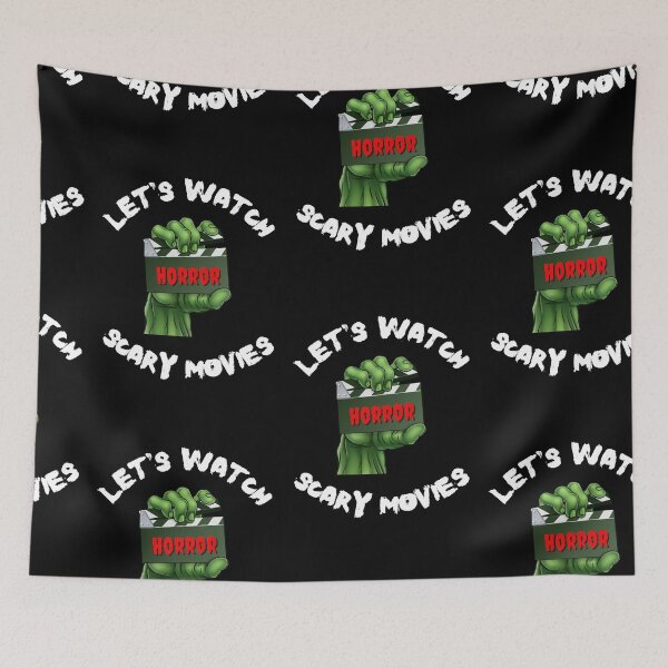 Item preview, Lets Watch Scary Movies, Horror Movie Obsessed designed and sold by SportyDogShop.