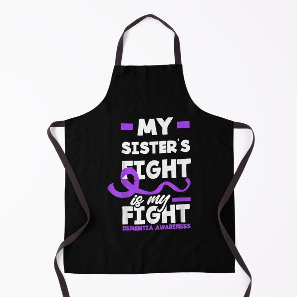Item preview, Sister's Fight Is My Fight Purple Ribbon Dementia Awareness designed and sold by GarrickShop.