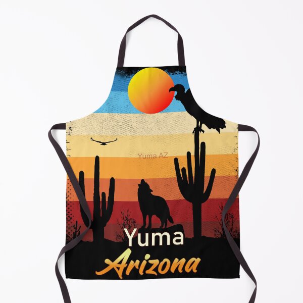 Item preview, Yuma Arizona AZ Sunset Coyote  Vulture Cactus Desert Arizonan designed and sold by Cuatrocaminos.