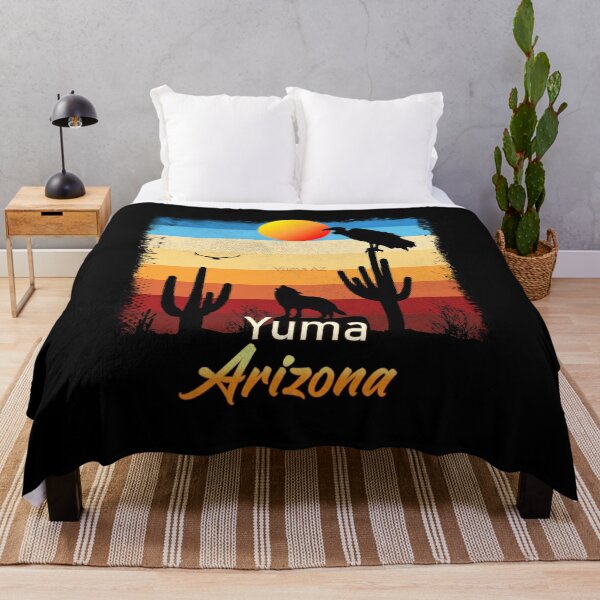 Item preview, Yuma Arizona AZ Sunset Coyote  Vulture Cactus Desert Arizonan designed and sold by Cuatrocaminos.