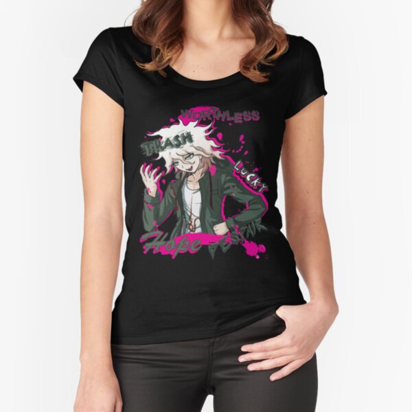 Nagito Komaeda Fitted Scoop T-Shirt
