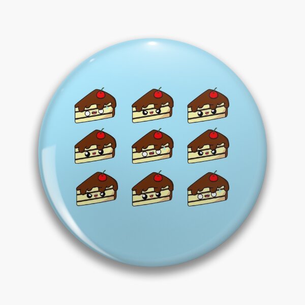 Item preview, Cute Cartoon Chocolate Cake || Kawaii || Sticker Pack designed and sold by cookingwithten.