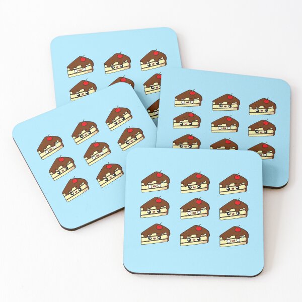 Item preview, Cute Cartoon Chocolate Cake || Kawaii || Sticker Pack designed and sold by cookingwithten.