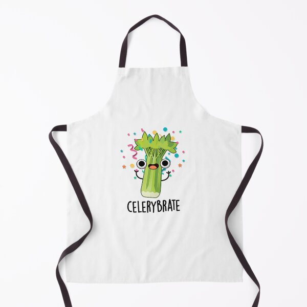 Item preview, Celery-brate Cute Veggie Celery Puns designed and sold by punnybone.