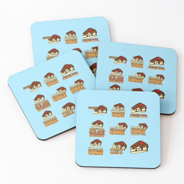 Item preview, Cute Cartoon Chocolate Cake || Kawaii || Sticker Pack designed and sold by cookingwithten.