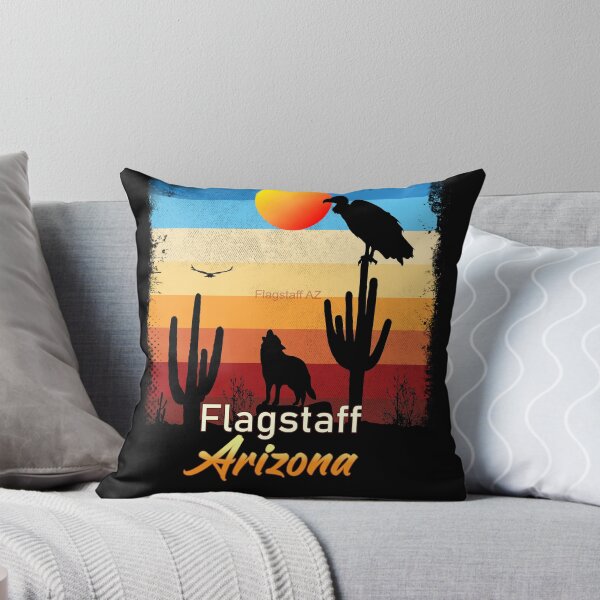 Item preview, Flagstaff Arizona AZ Sunset Coyote  Vulture Cactus Desert Arizonan designed and sold by Cuatrocaminos.