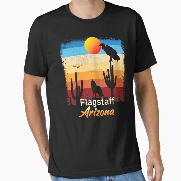 Item preview, Flagstaff Arizona AZ Sunset Coyote  Vulture Cactus Desert Arizonan designed and sold by Cuatrocaminos.