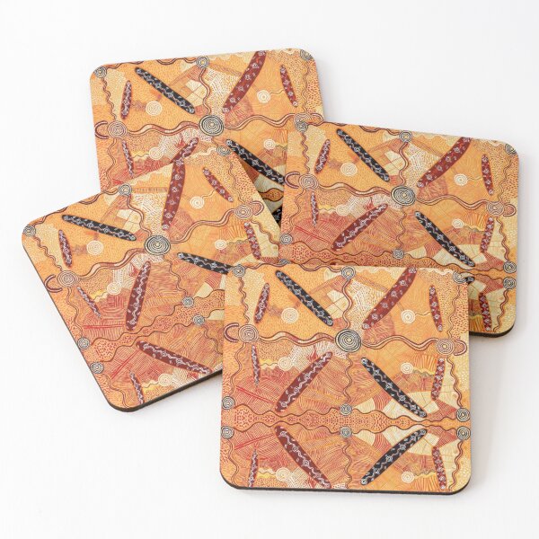 Item preview, Australian Aboriginal Art Autumn designed and sold by Plethora Design.
