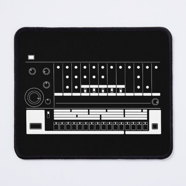 Item preview, Vintage Drum Machine Minimal White lines designed and sold by AtomicMalibu.