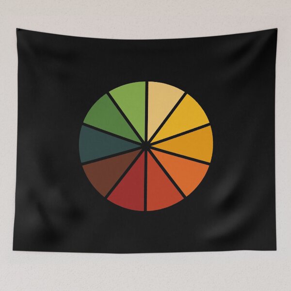Item preview, Autumn leaves color wheel designed and sold by PoeticGear.