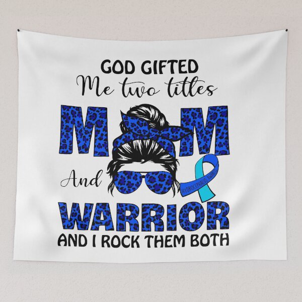 Item preview, God gifted me two titles mom and warrior Hydrocephalus Awareness - hydrocephalus awareness  designed and sold by Designs Of all kinds.