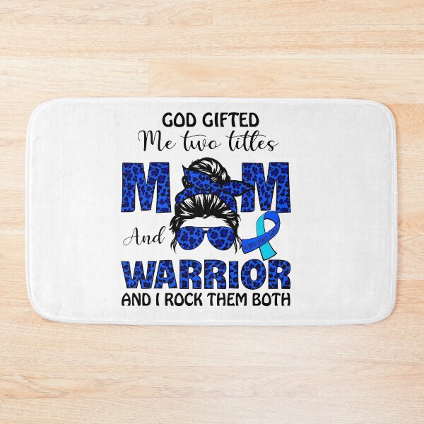 Item preview, God gifted me two titles mom and warrior Hydrocephalus Awareness - hydrocephalus awareness  designed and sold by Designs Of all kinds.