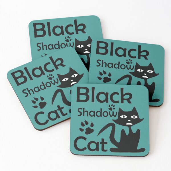 Item preview, "Black Shadow  Cat" simple design designed and sold by MadurangaUdara.