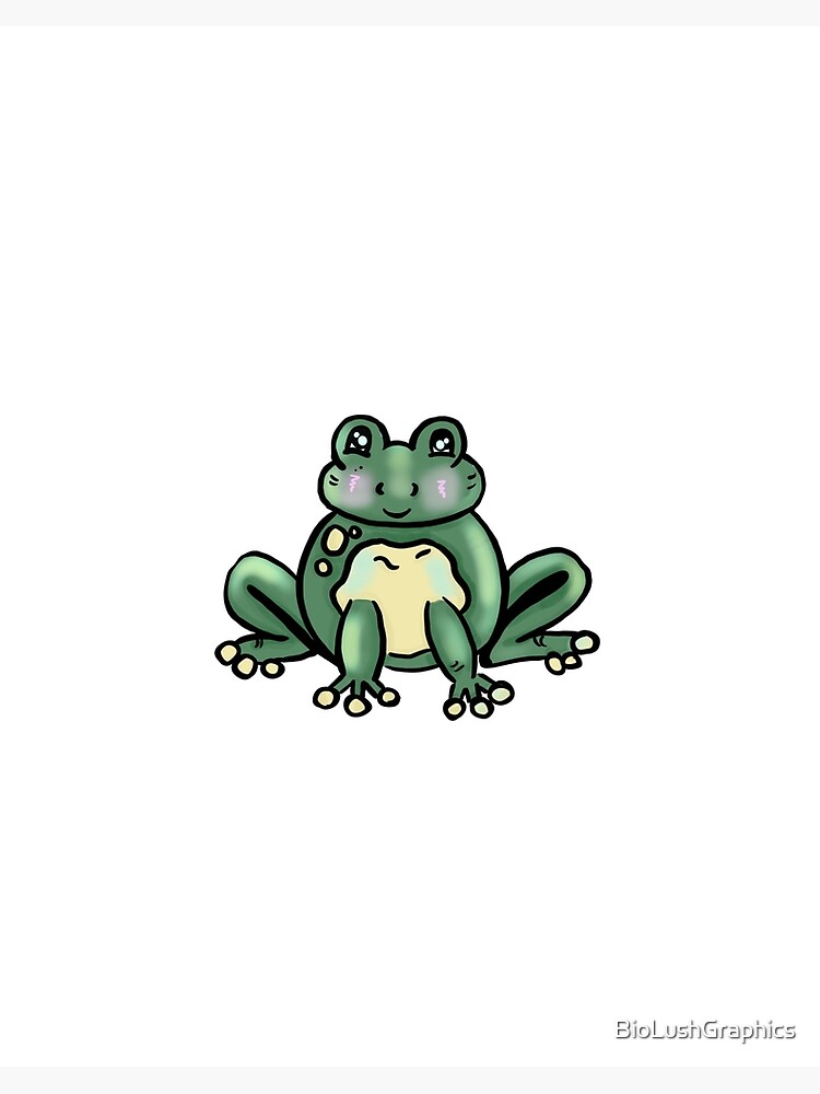 Dark Green Frog Graphic