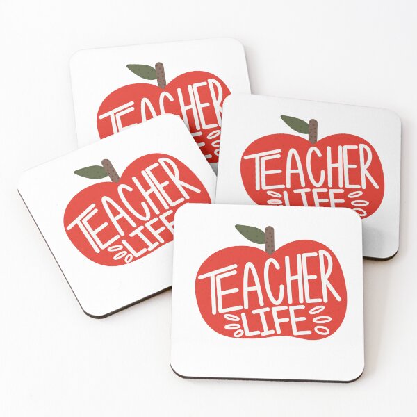 Artikelvorschau, Teacher Life Hand Lettered Apple Design - Sweet Farn Design Co. entworfen und verkauft von autumnallen15.