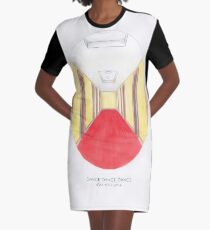 Haruki Murakamis Dance Dance Dance // Illustration des Dolphin Hotels in Aquarell und Bleistift T-Shirt Kleid