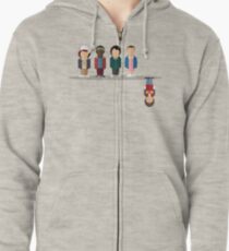 Sudadera con capucha y cremallera El revés