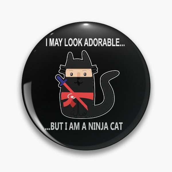 Item preview, Ninja Cat! designed and sold by Hartshire Artisans.