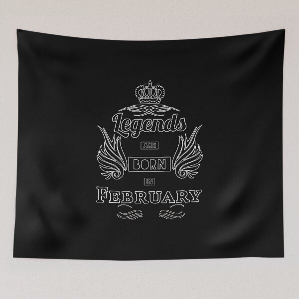 Item preview, Legends are born in February designed and sold by Ciprianos.