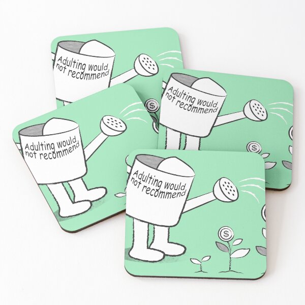 Item preview, Adulting would not recommend  designed and sold by Anumaly.