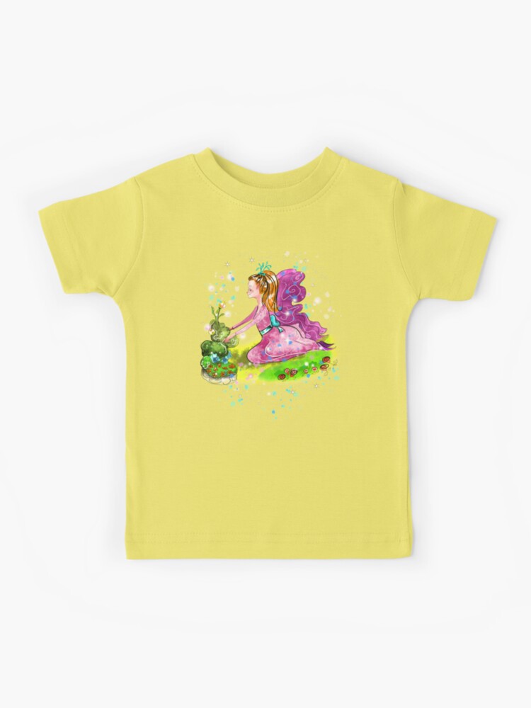 Thumbnail 1 of 2, Kids T-Shirt, Qiana the Outdoor Gardening Fairy™ designed and sold by TeelieTurner.