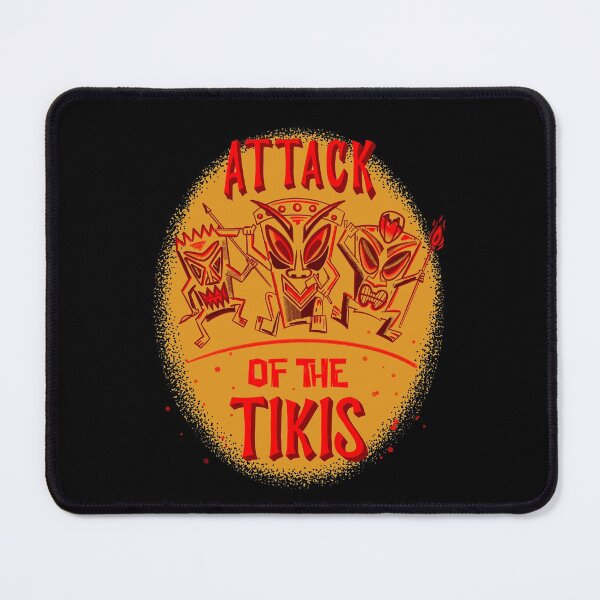 Item preview, Attack of the Tikis Halloween Monsters designed and sold by ksrogersdesigns.