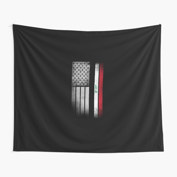 Iraqi American Flag Tapestry