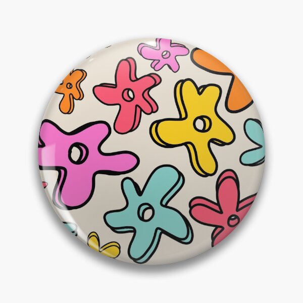 Item preview, Retro Flowers designed and sold by MWGraphics.
