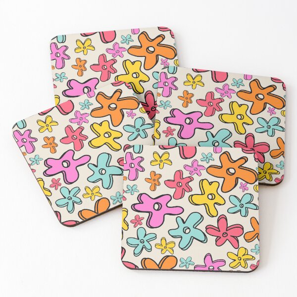 Item preview, Retro Flowers designed and sold by MWGraphics.