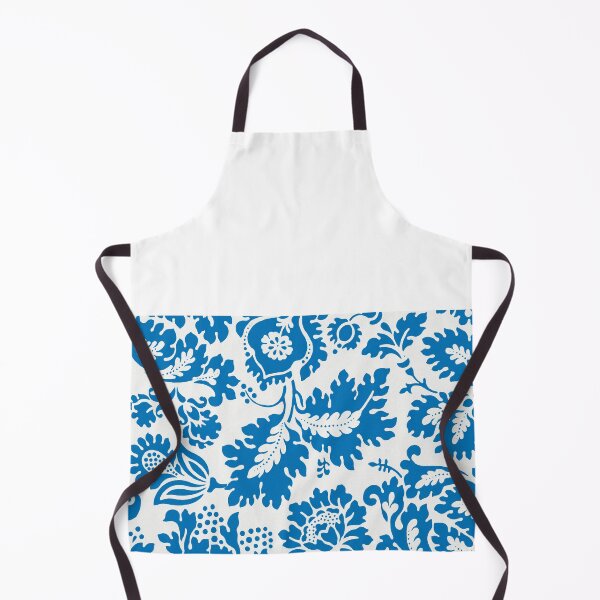 Item preview, Blue Tapestry Leaves Lace Pattern designed and sold by KayLadyBug.