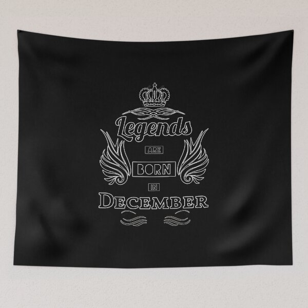 Item preview, Legends are born in December designed and sold by Ciprianos.
