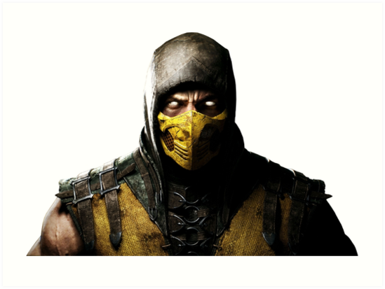 Mortal Kombat X Scorpion Art Prints By Jubeitigeruk Redbubble