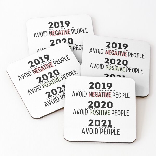 Item preview, Avoid negative people meme - avoid people - pre and post 2020 designed and sold by For the love of Pixels.
