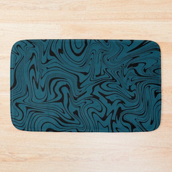 Item preview, Turquoise Green retro swirls designed and sold by rheabhargava.