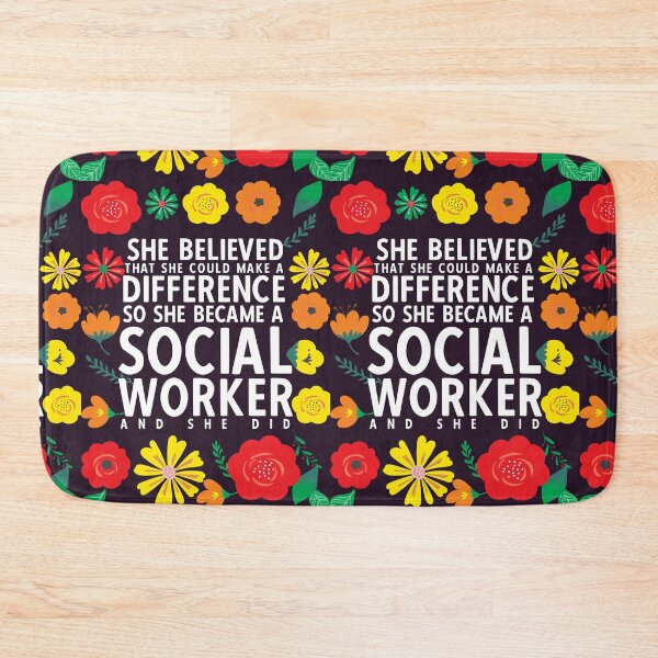 Item preview, She Believed She Could And So She Became A Social Worker And She Did designed and sold by TeesYouWant.